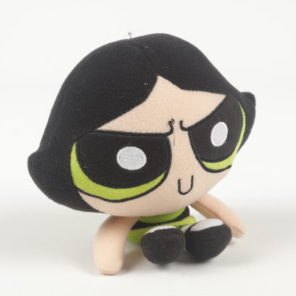 Vintage Powerpuff Girl Buttercup 6'' Plush Cartoon Network 1999 Trendmasters Y2K